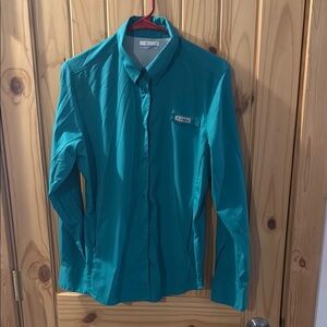 Columbia Women's Teal Long Sleeve Shirt